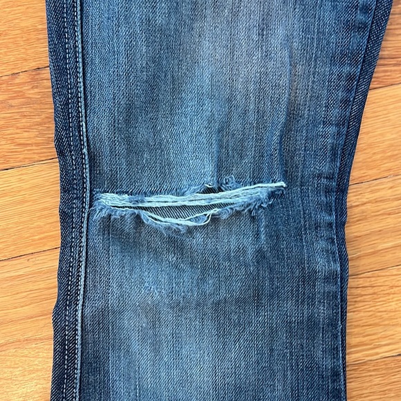 7 For All Mankind “A Pocket” distressed jeans. - Picture 2 of 6